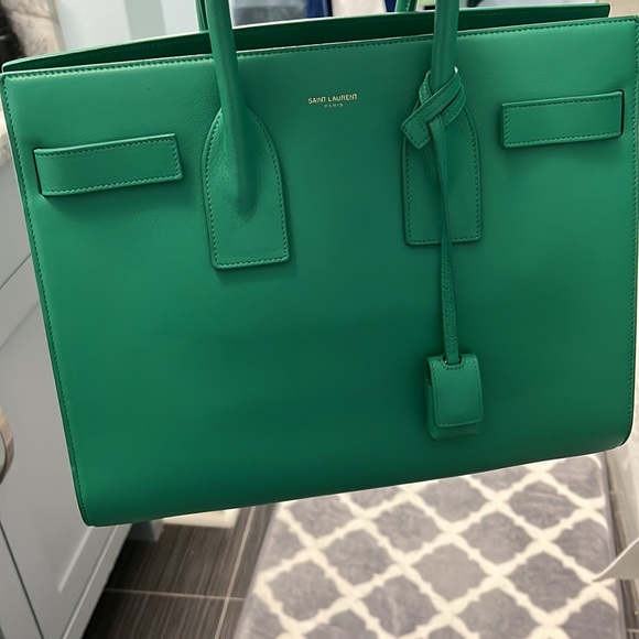 Green Saint Laurent sac de jour - Picture 10 of 11